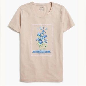 J. Crew Iris Seed Packet Graphic Tee T-Shirt Women’s Size Medium